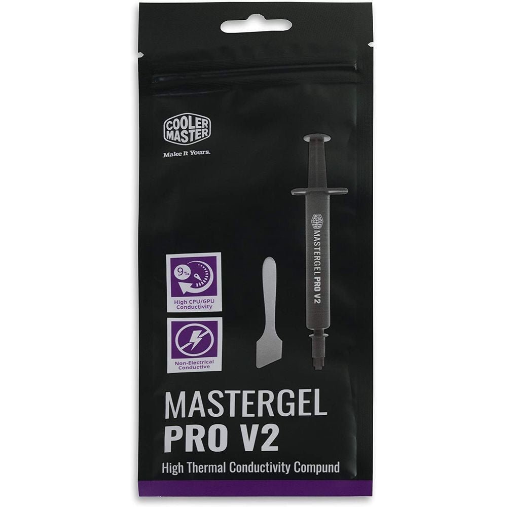 Cooler Master MasterGel Pro V2 Thermal Paste, High Performance CPU & GPU Thermal Grease, Non-Conductive
