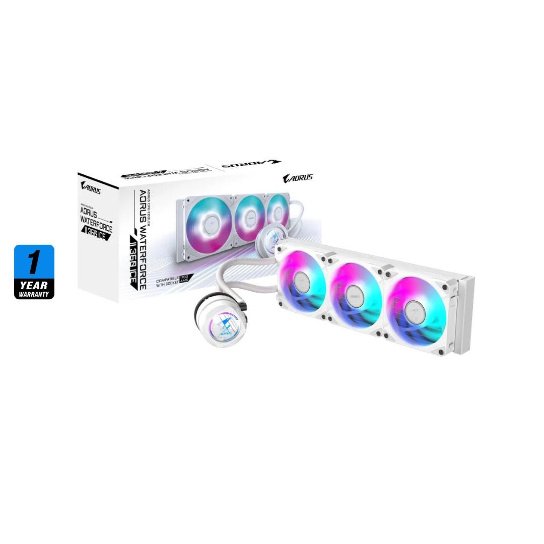 Cooler GIGABYTE AORUS WATERFORCE II 360 ICE - White
