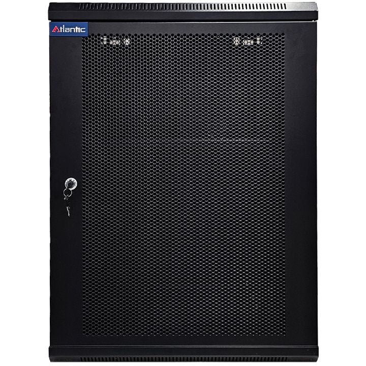 Case Atlantic Wall Mount Cabinet - 60cm Extra Wide - 45cm Deep Enclosure - Glass/ Vented Door — 15U