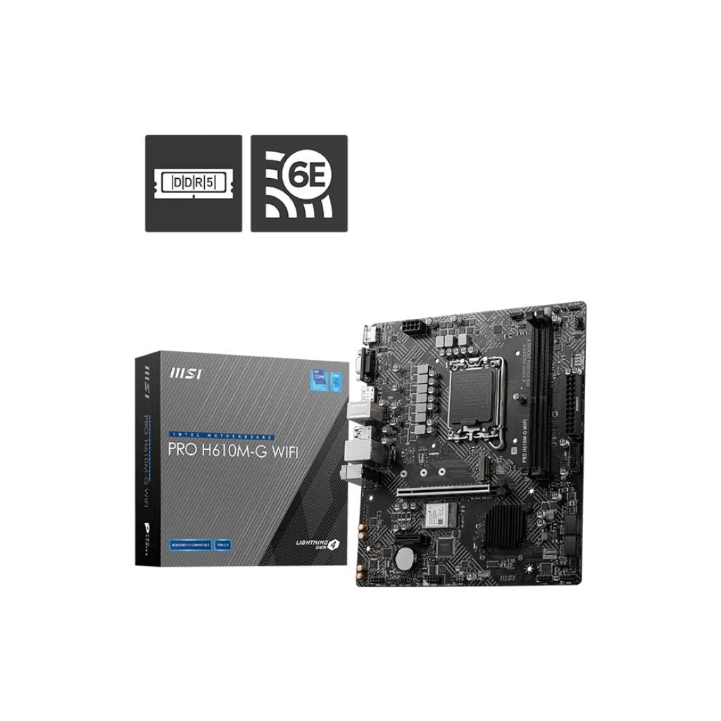 Motherboard MSI MB MSI PRO H610M-G WIFI D5 Motherboard