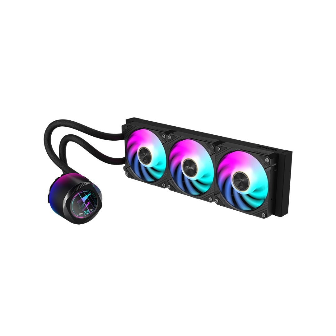 Cooler GIGABYTE AORUS WATERFORCE X II 360 LCD - Black