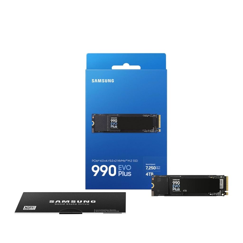 Storage Samsung 990 EVO Plus 4TB, PCIe 4.0, 7,150Mb/s, NVMe