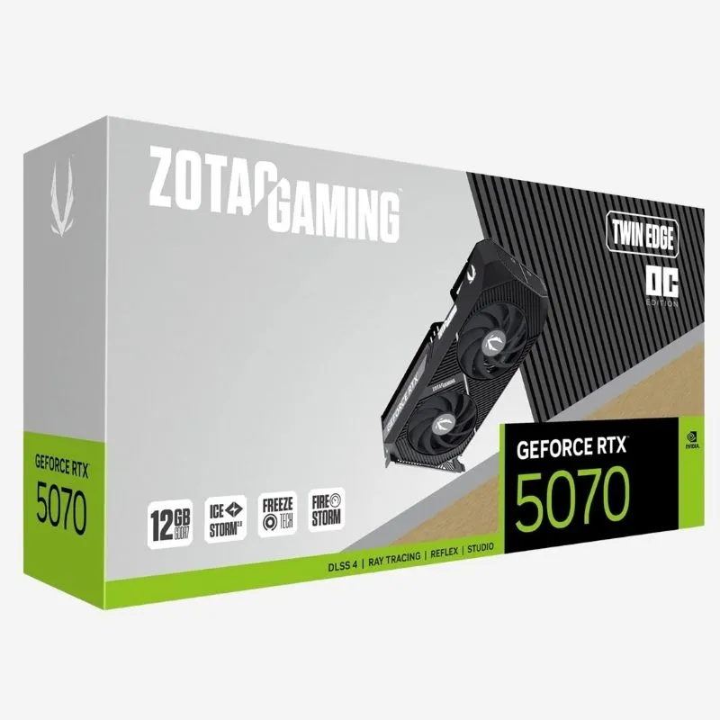 Graphics Card Zotac Gaming GeForce RTX 5070 Twin Edge OC 12 GB GDDR7