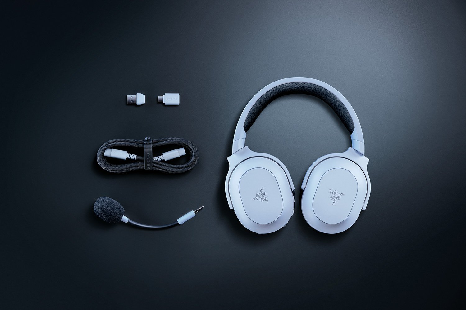 Headset Razer Barracuda X Chroma Wireless White Edition