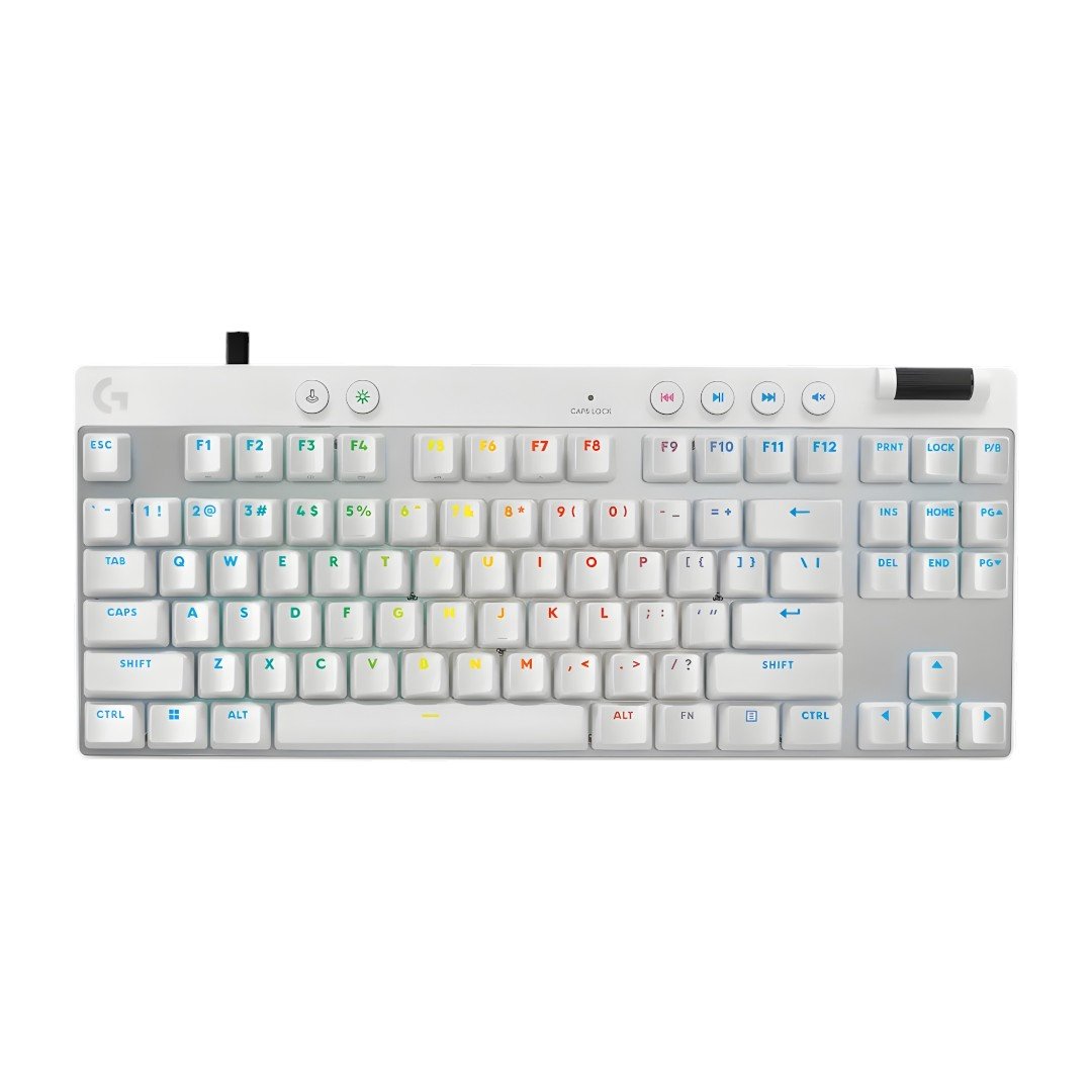 Keyboard Logitech G PRO X TKL RAPID White Wired