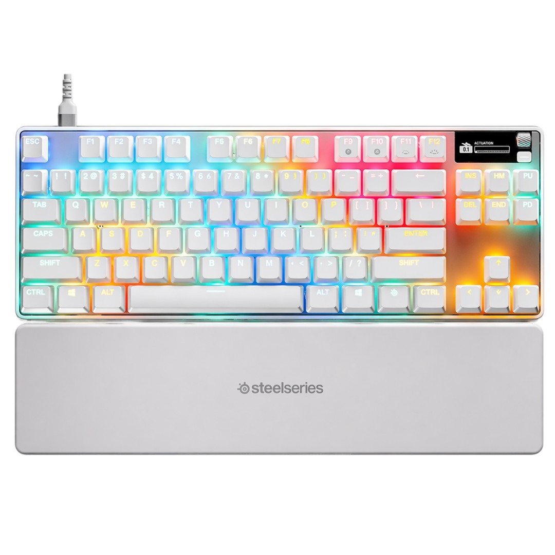 Keyboard SteelSeries Apex Pro TKL Gen 3 Wired White