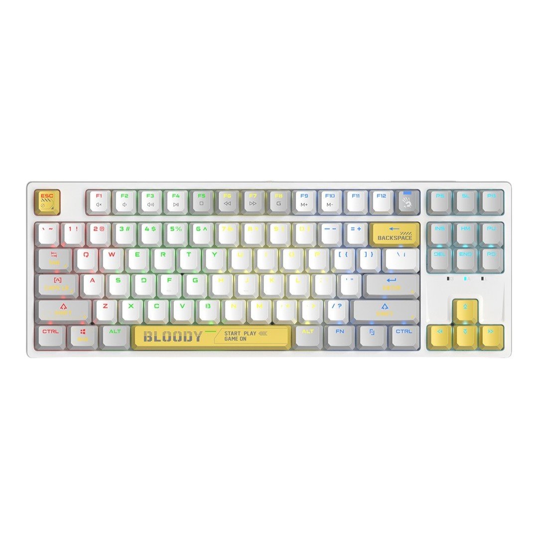 Keyboard Bloody S87 Icy White Wired
