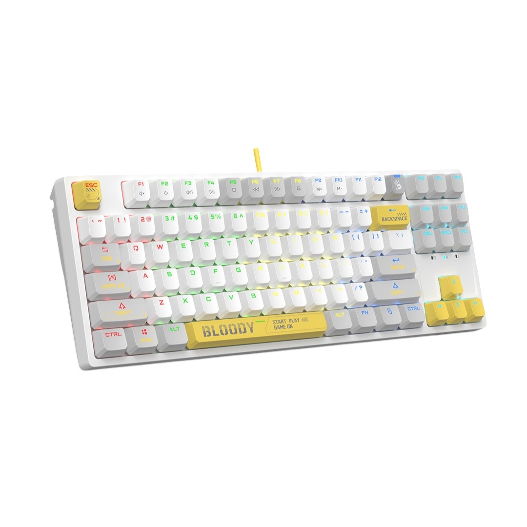Keyboard Bloody S87 Icy White Wired
