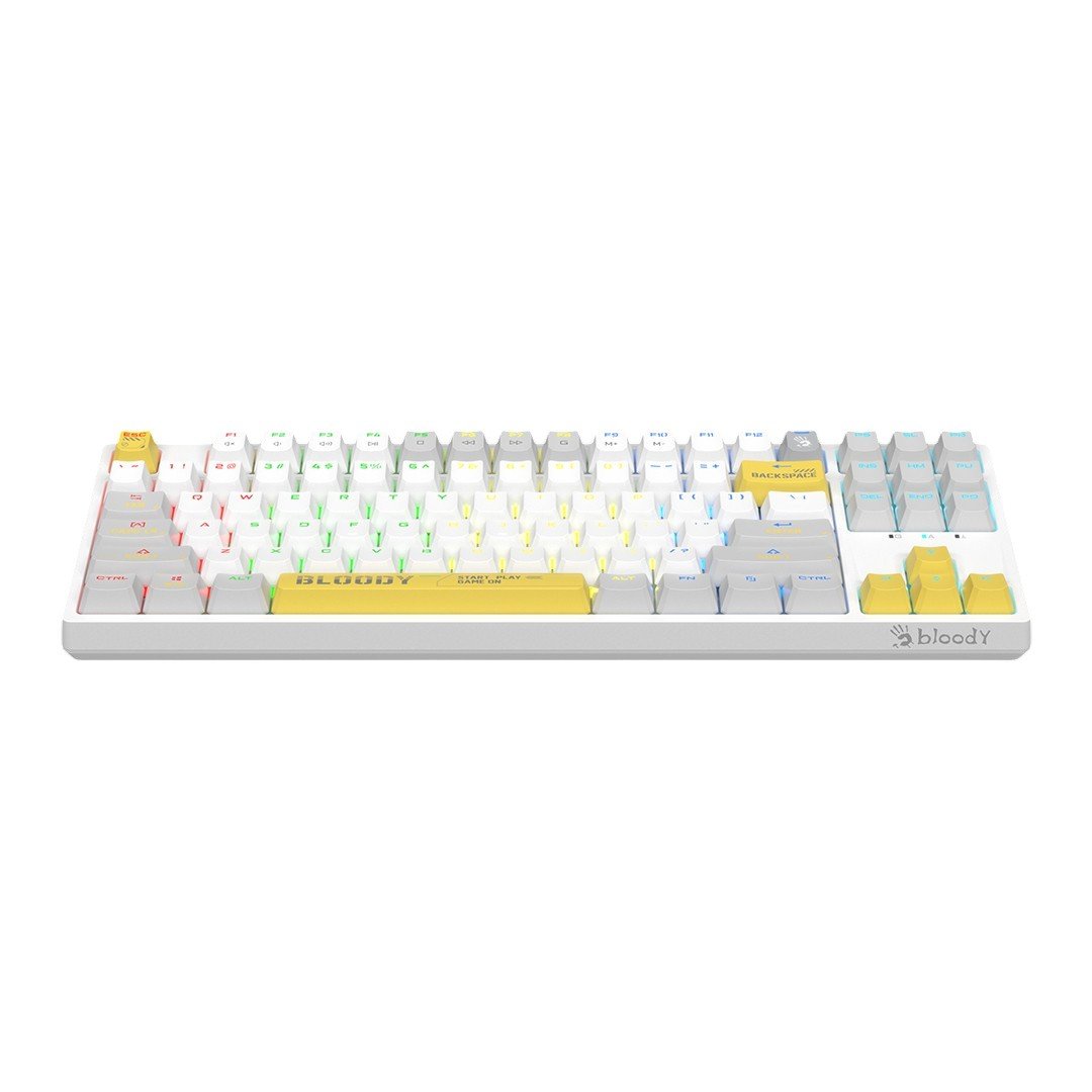 Keyboard Bloody S87 Icy White Wired