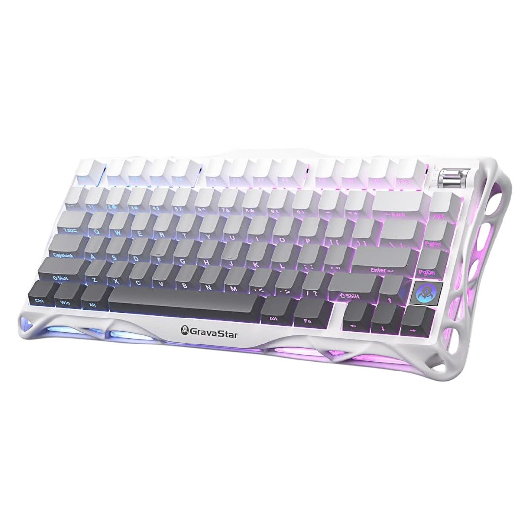 Keyboard GravaStar Mercury K1 - Gradient White