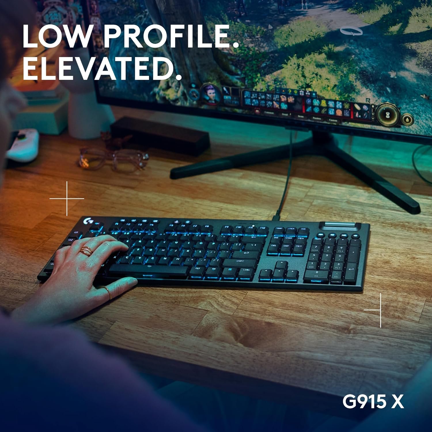 Keyboard Logitech G915 X Low-Profile Wired Black