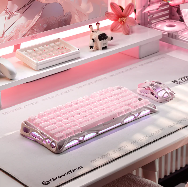 Keyboard GravaStar Mercury K1 Special Edition - Sakura Pink