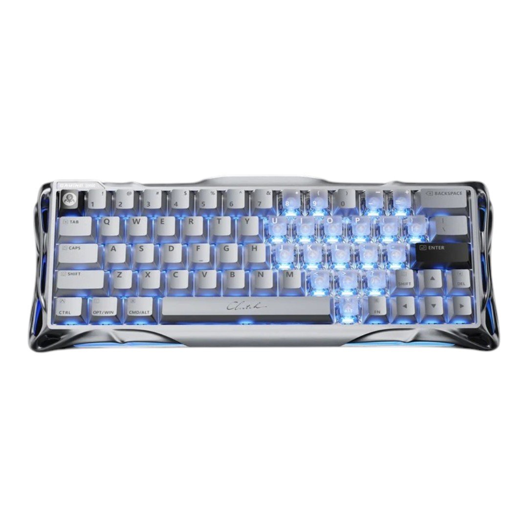 Keyboard GravaStar Mercury V60 Pro Magnetic Chrome Silver