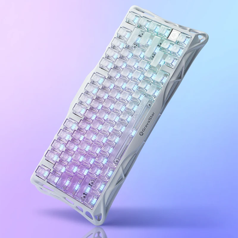 Keyboard GravaStar Mercury K1 Lite Crystal Aurora Arabic layout