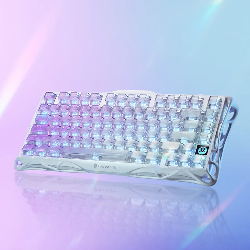 Keyboard GravaStar Mercury K1 Lite Crystal Aurora Arabic layout