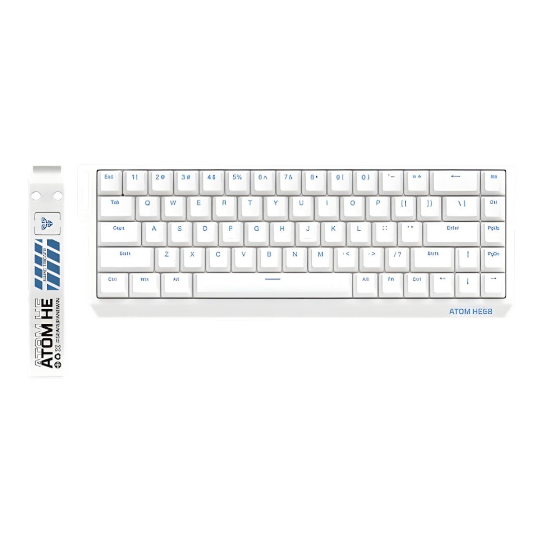 Keyboard FANTECH ATOM HE68 Magnetic Wired White