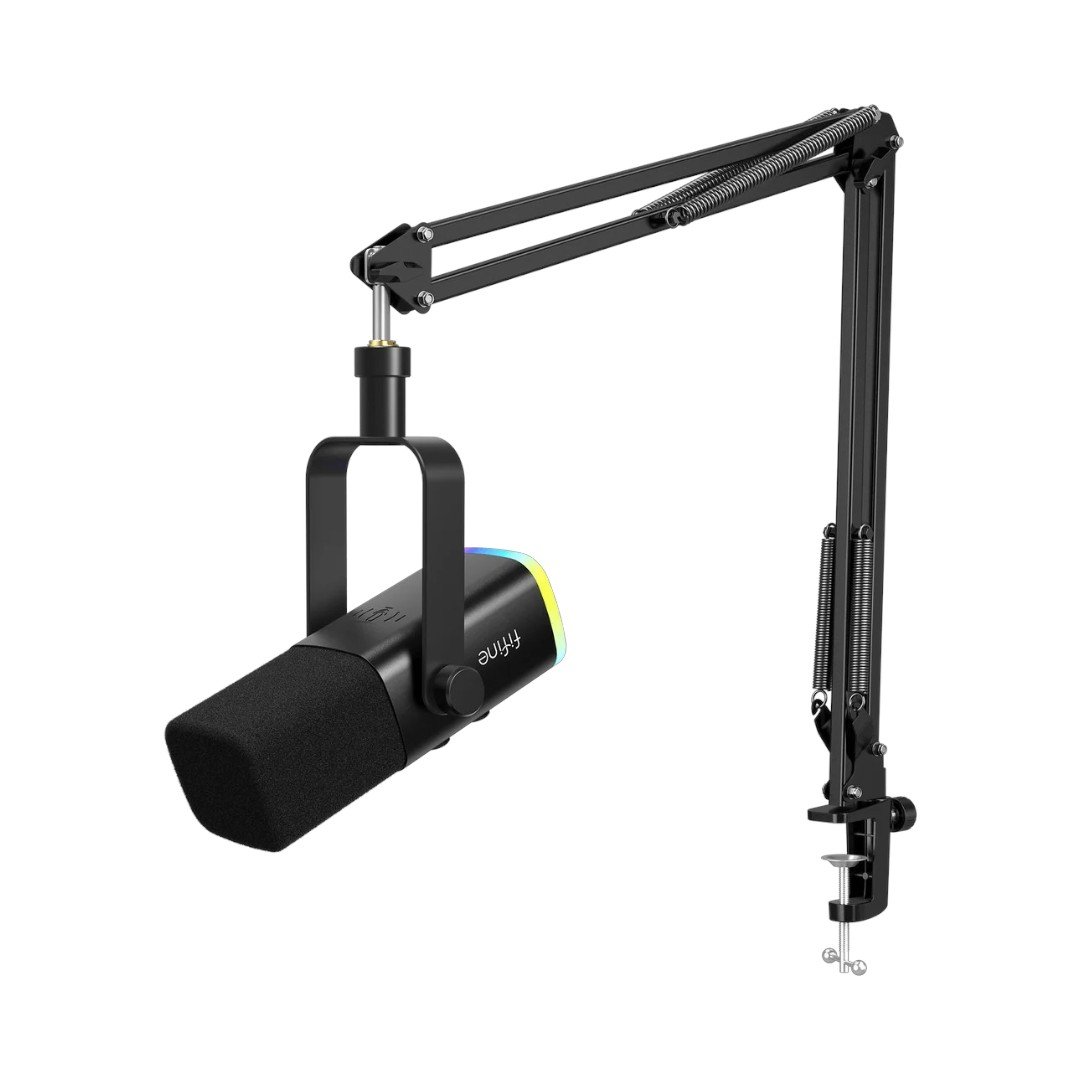 Microphone FIFINE AmpliGame AM8T USB/XLR Dynamic Kit with Boom Arm Stand