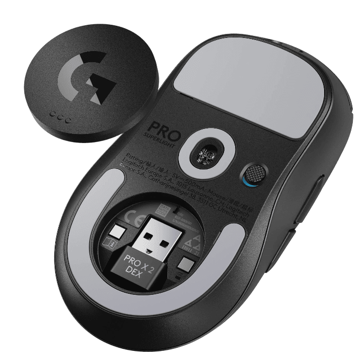 Mouse Logitech PRO X Superlight 2 DEX Wireless Black