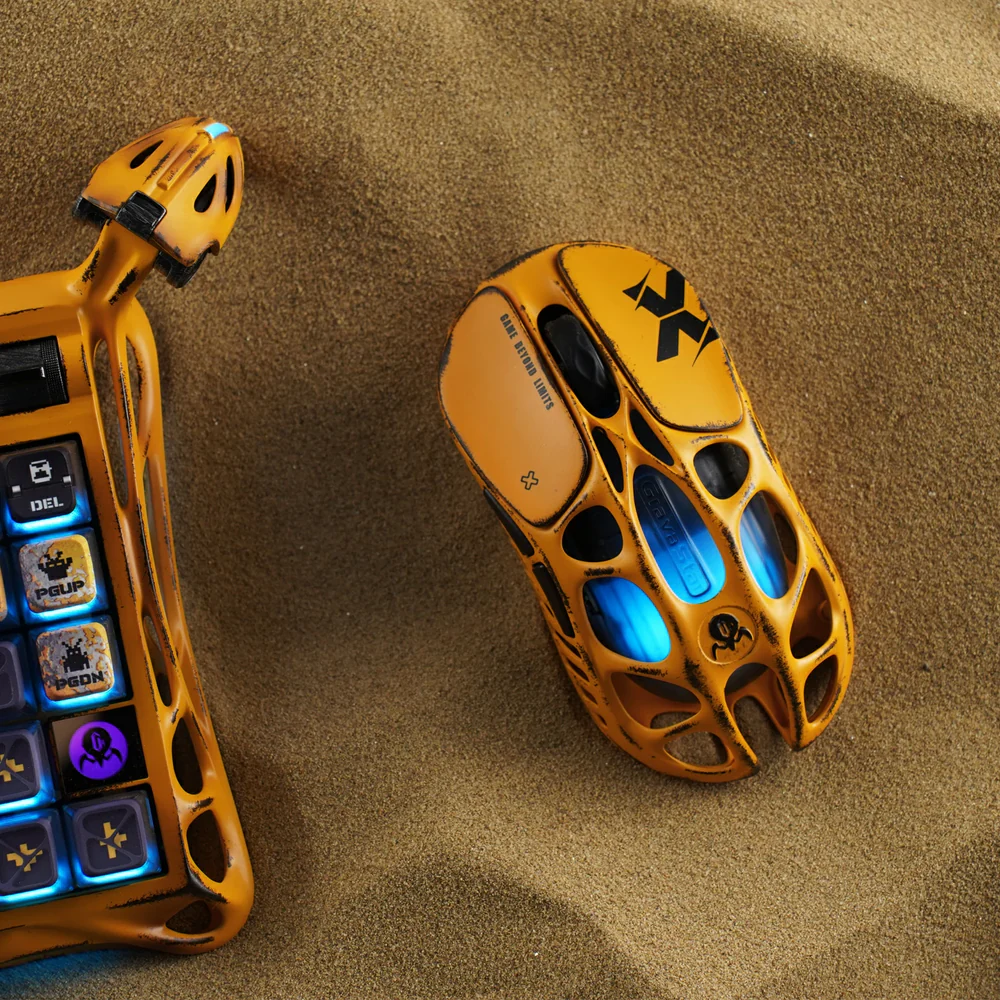 Mouse Gravastar Mercury X Pro 8K Special Edition Worn-Yellow