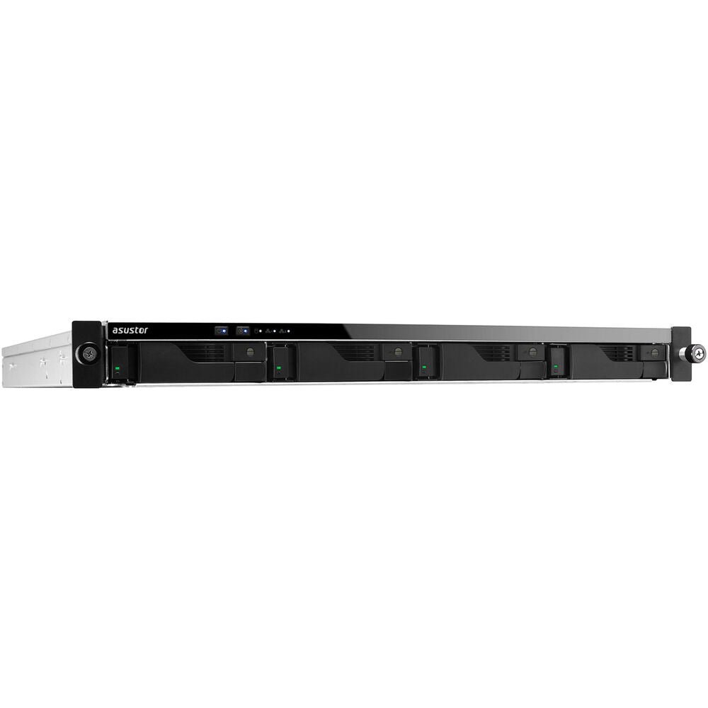 Storage Asustor AS6204RS 4-Bay 1U Rackmount NAS, Intel Celeron Quad-Core 1.6GHz, 4GB RAM, 4 Gigabit LAN Ports, SATA III Storage