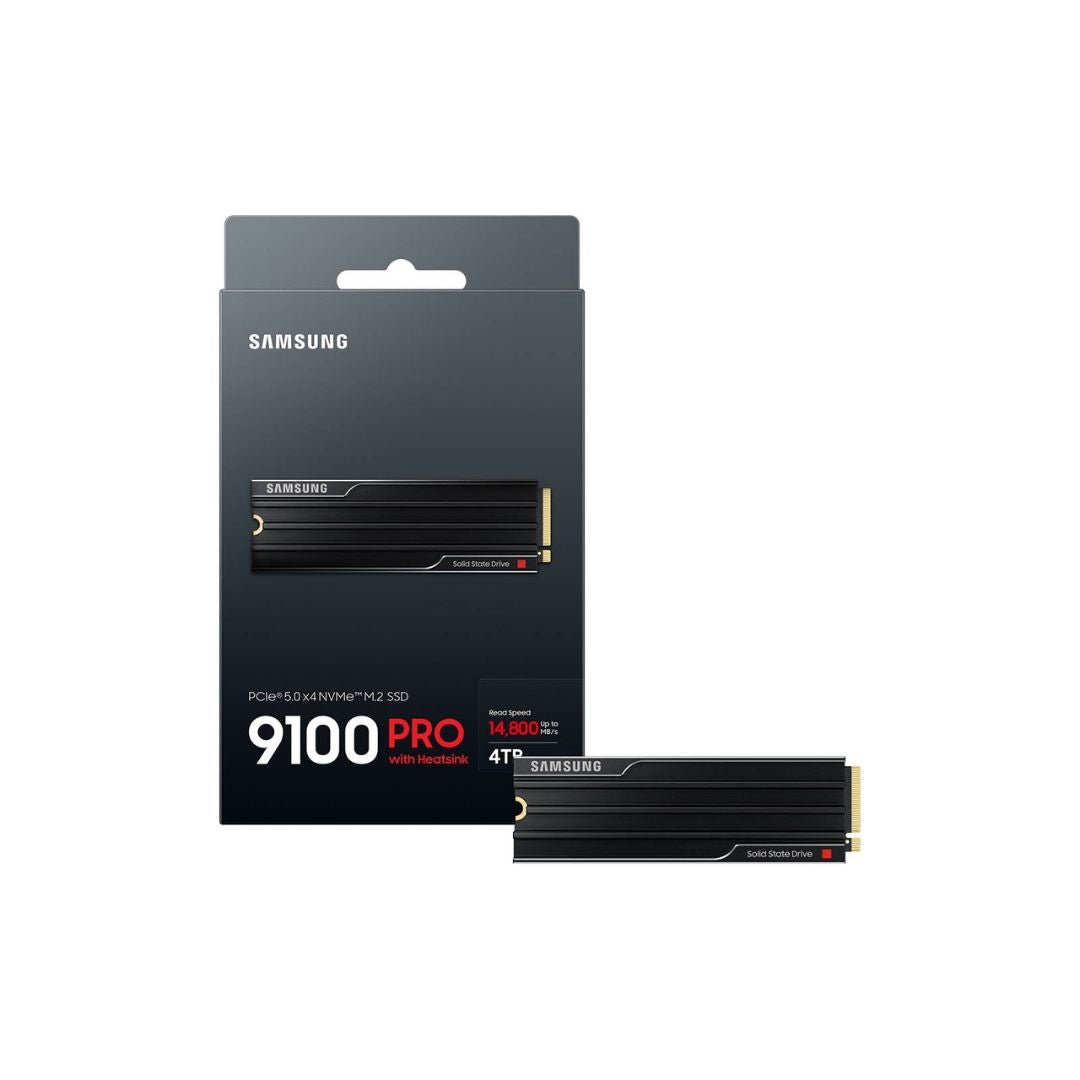 Storage Samsung 9100 PRO 4TB PCIe 5.0 NVMe™ M.2 SSD with Heatsink