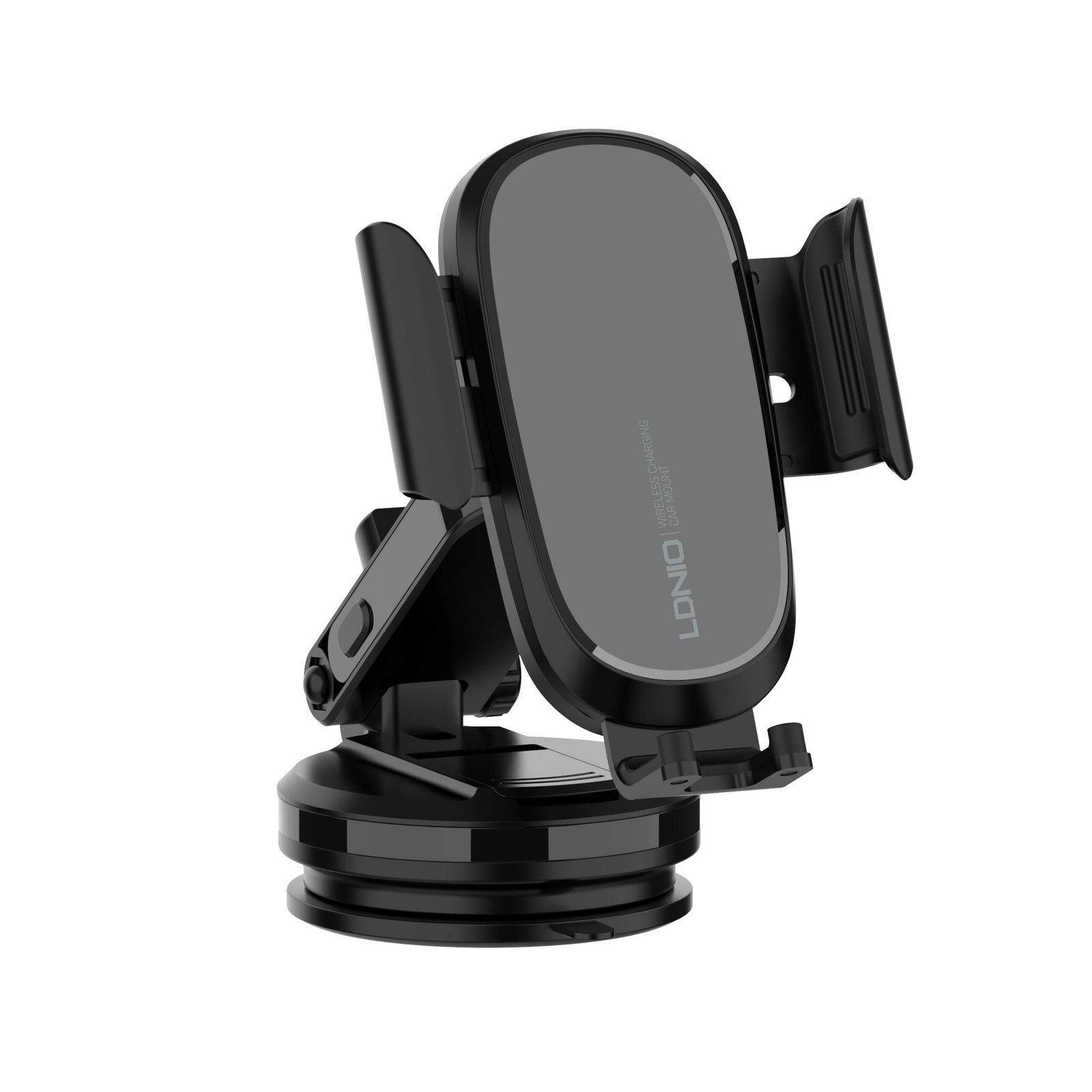 Cooler LDNIO MW21-1 Wireless Car Charger Mount, 15W Fast Charging Air Vent Phone Holder, 360° Adjustable Rotation, Secure Grip Auto Clamp, Universal Smartphone Compatibility