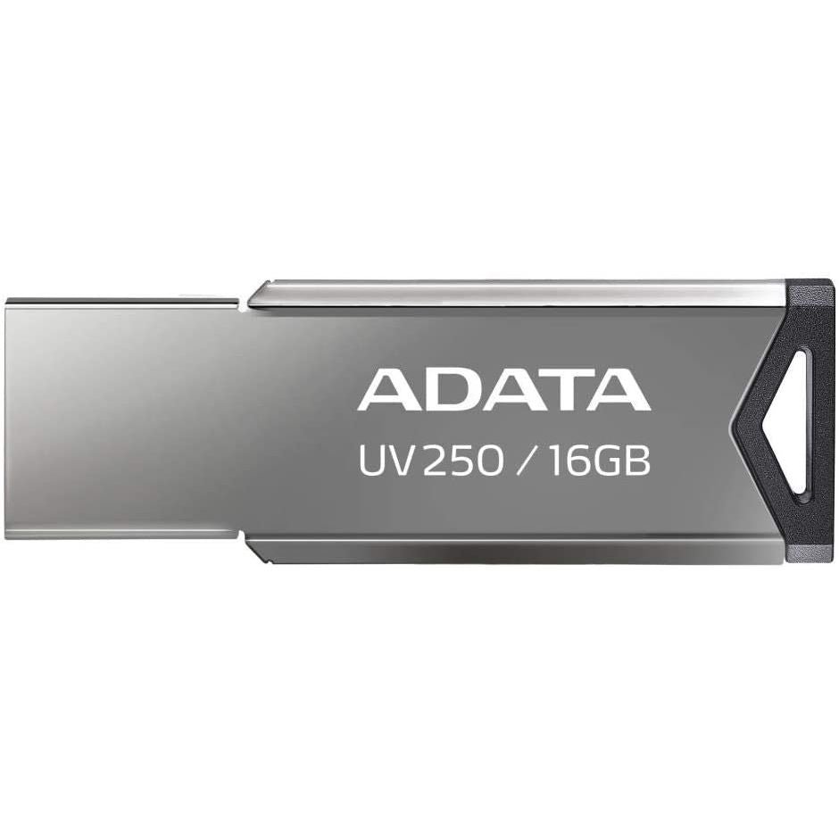 Storage ADATA UV250 USB 2.0 Flash Drive Metallic Body - 16GB