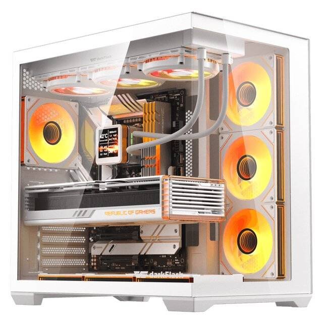 Case DarkFlash C280 7-Fan Case (White)