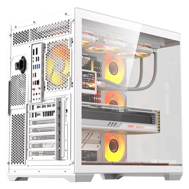 Case DarkFlash C280 7-Fan Case (White)