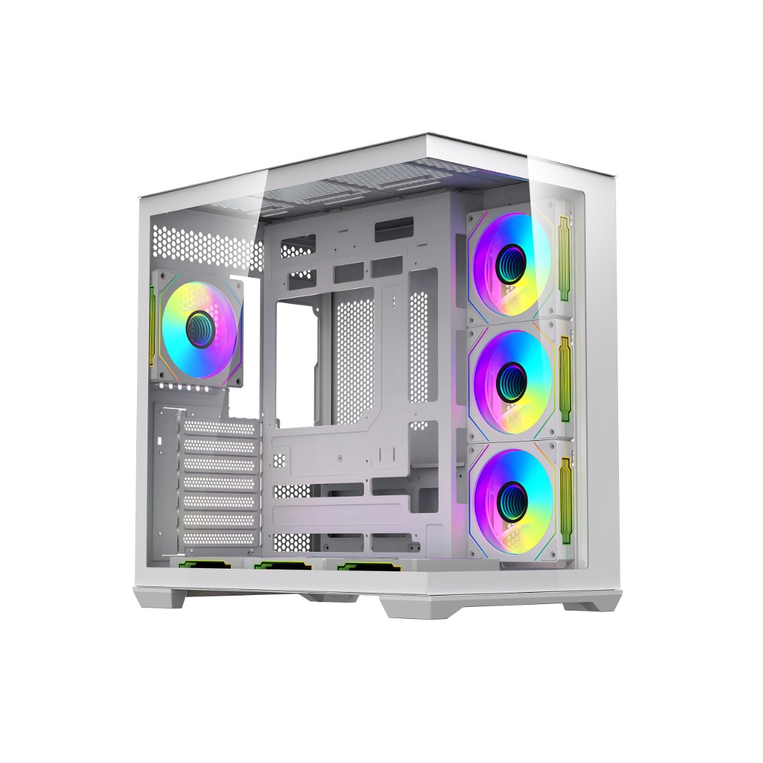 Case DarkFlash C280 - Computer Case, White
