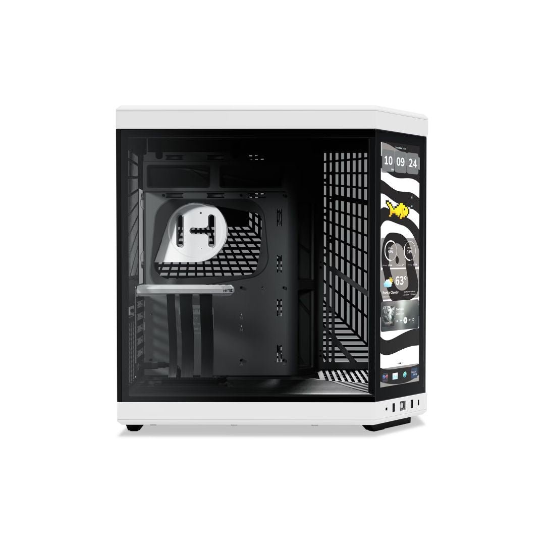 Case HYTE Y70 touch infinite Mid Tower ATX Case - Panda Black & White