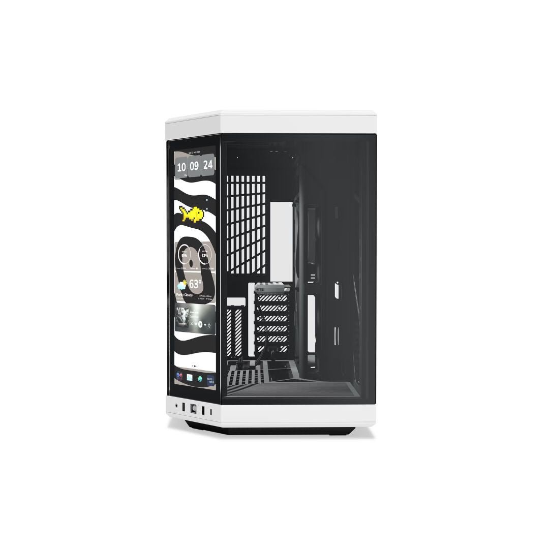 Case HYTE Y70 touch infinite Mid Tower ATX Case - Panda Black & White