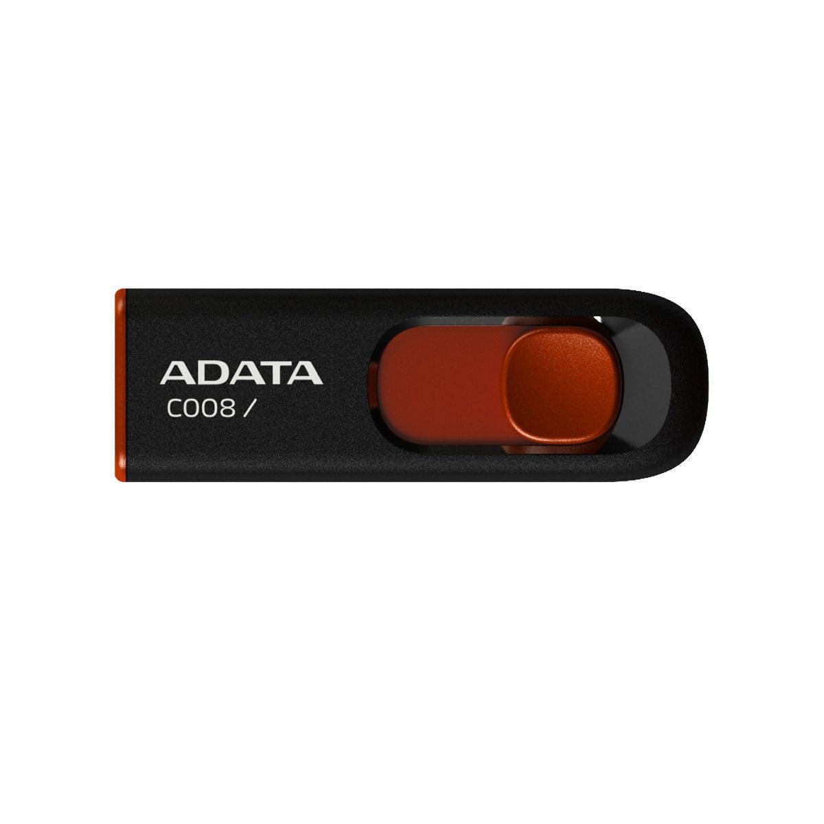 Storage ADATA C008 USB 2.0 Flash Drive Classic Capless - 32GB — Black