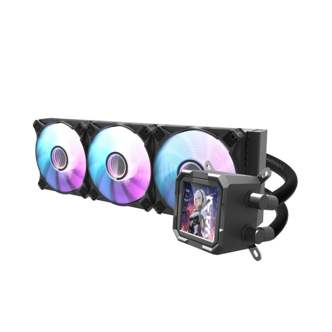 Cooler DarkFlash DV360S ARGB Liquid CPU Cooler - Black