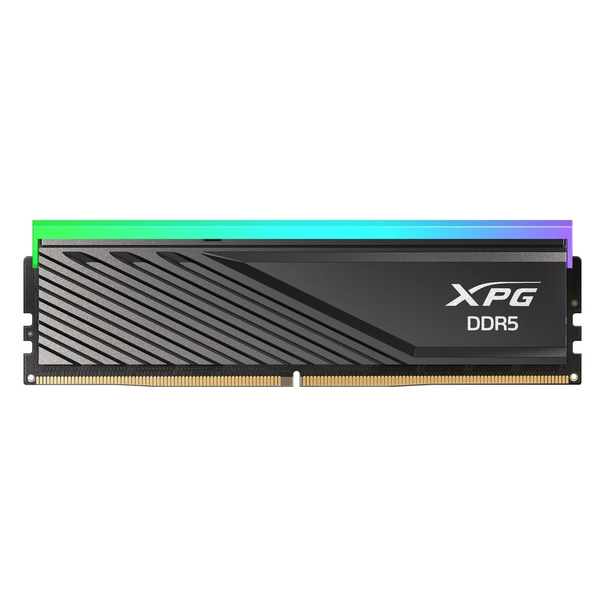 RAM XPG Lancer Blade RGB DDR5 6000MHz 16GB CL48 UDIMM 288-Pins Desktop SDRAM DDR5 Single Channel RAM — Black