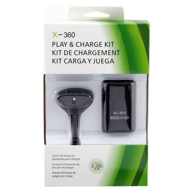 Cooler XBOX 360 Play & Charge Kit (Cable & Battery)