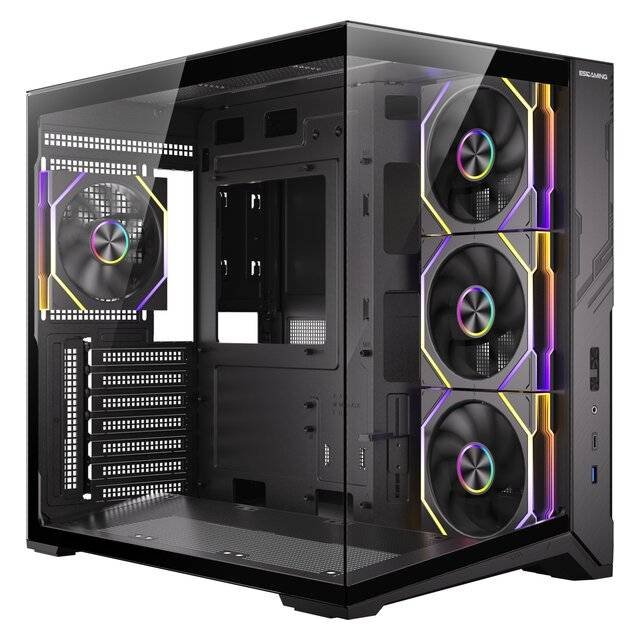 Case ESGaming ES-Gaming Zero Max 7-Fan Case (Black)