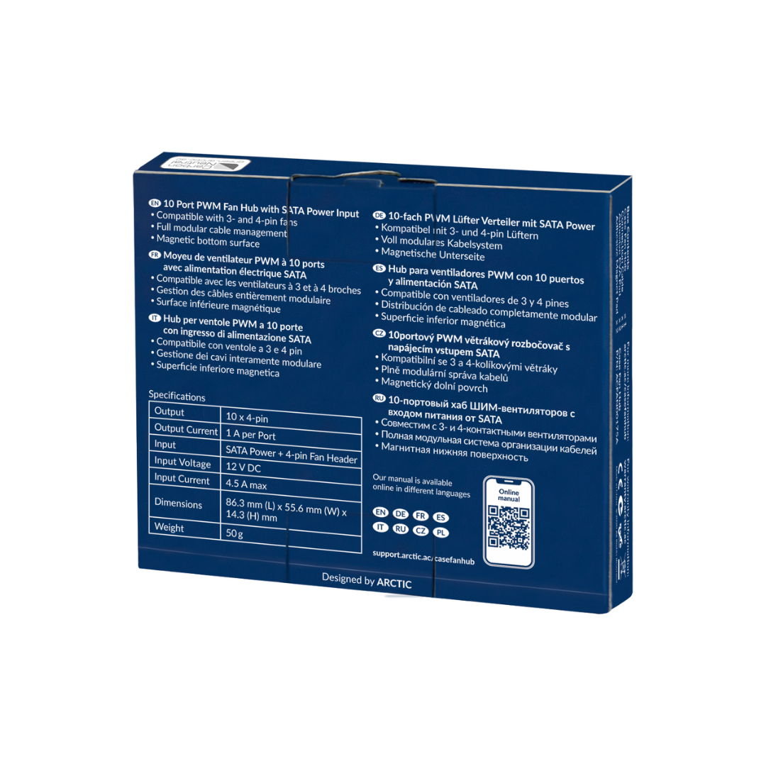Cooler Arctic Fan Hub 10 Port
