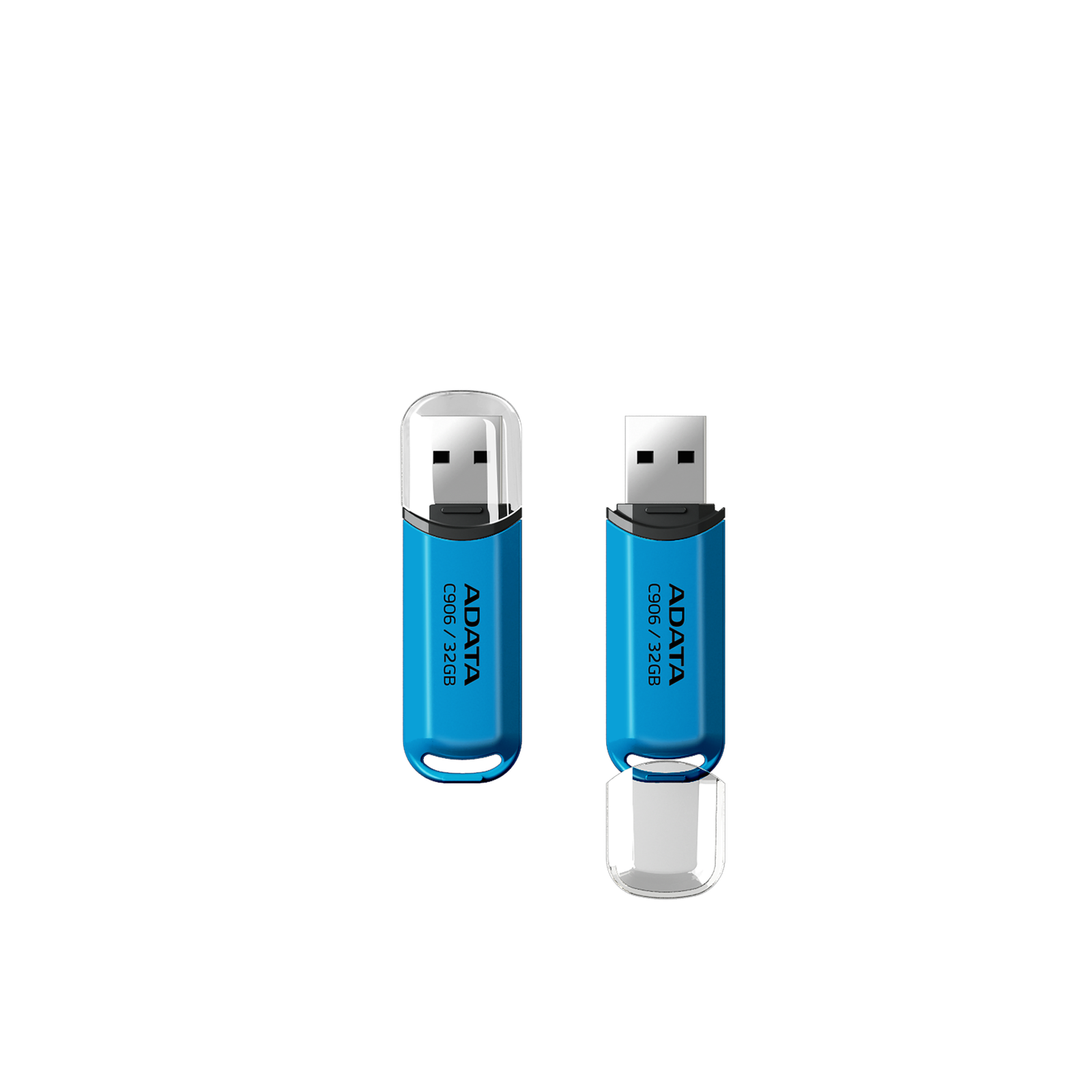 Storage ADATA C906 USB 2.0 Flash Drive Classic Minimalist - 32GB — Blue