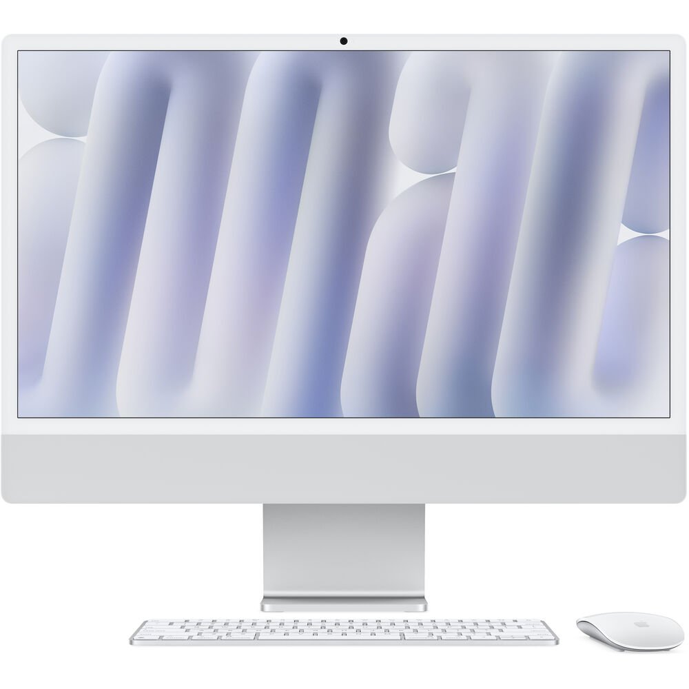 RAM Apple iMac 24" Retina 4.5K display with M4 8-Core CPU 8-Core GPU - 16GB RAM - 256GB SSD (Arabic) — Silver