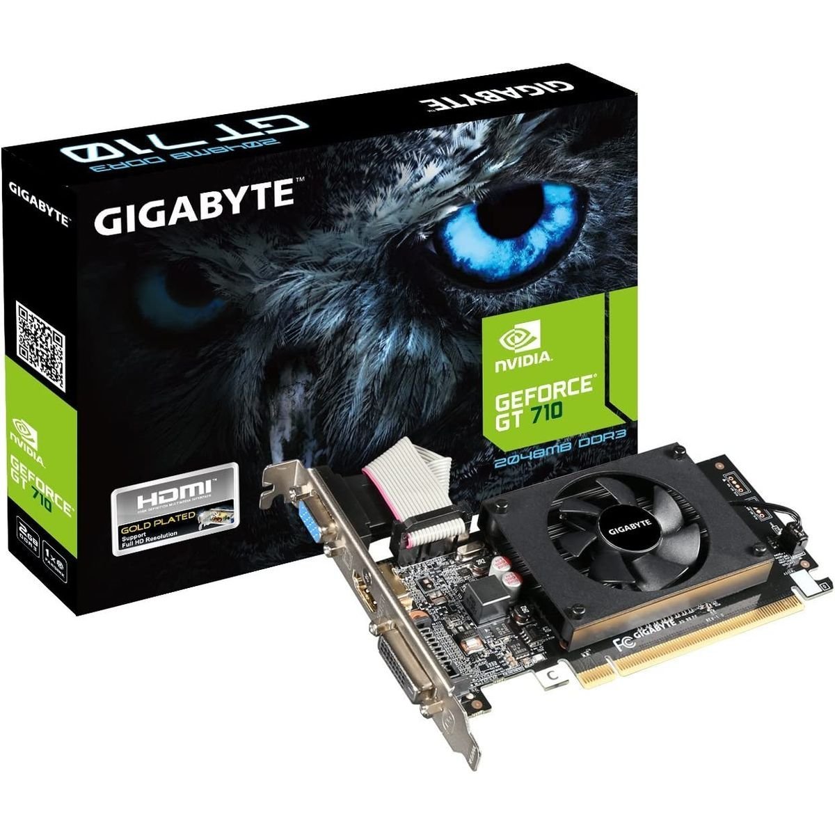 Graphics Card GIGABYTE GeForce GT 710 2048MB DDR3 Graphics Card