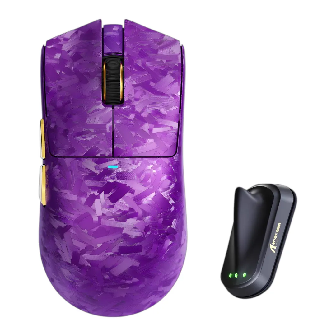 Mouse Attack Shark X11 ULTRA 8K Purple Wireless