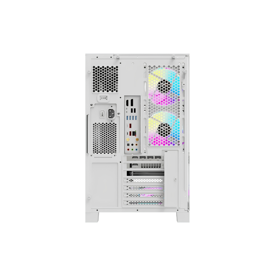 Case DarkFlash TH285 Plus - Computer Case, White
