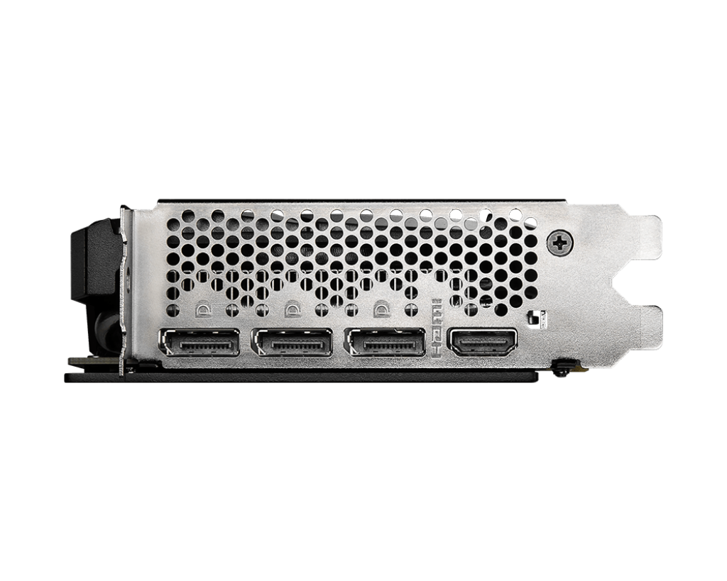 Graphics Card MSI GeForce RTX 3060 VENTUS 2X 12G OC - Ampere GPU, 12 GB GDDR6 15 Gbps, 1807 MHz Boost, Dual TORX Fan 3.0, 3× DP 1.4a & HDMI 2.1