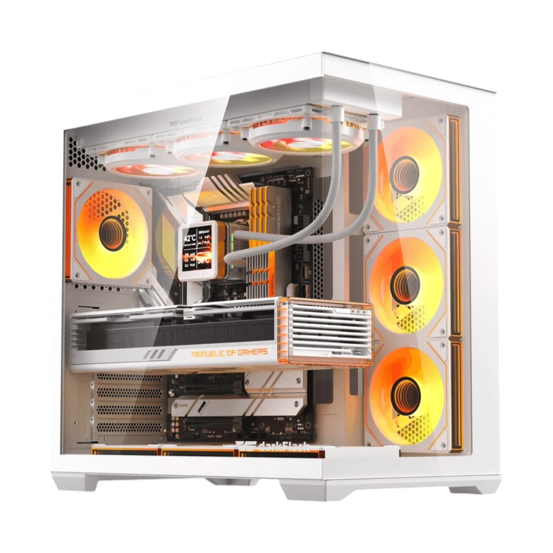 Darkflash C280 E-ATX PC Case White