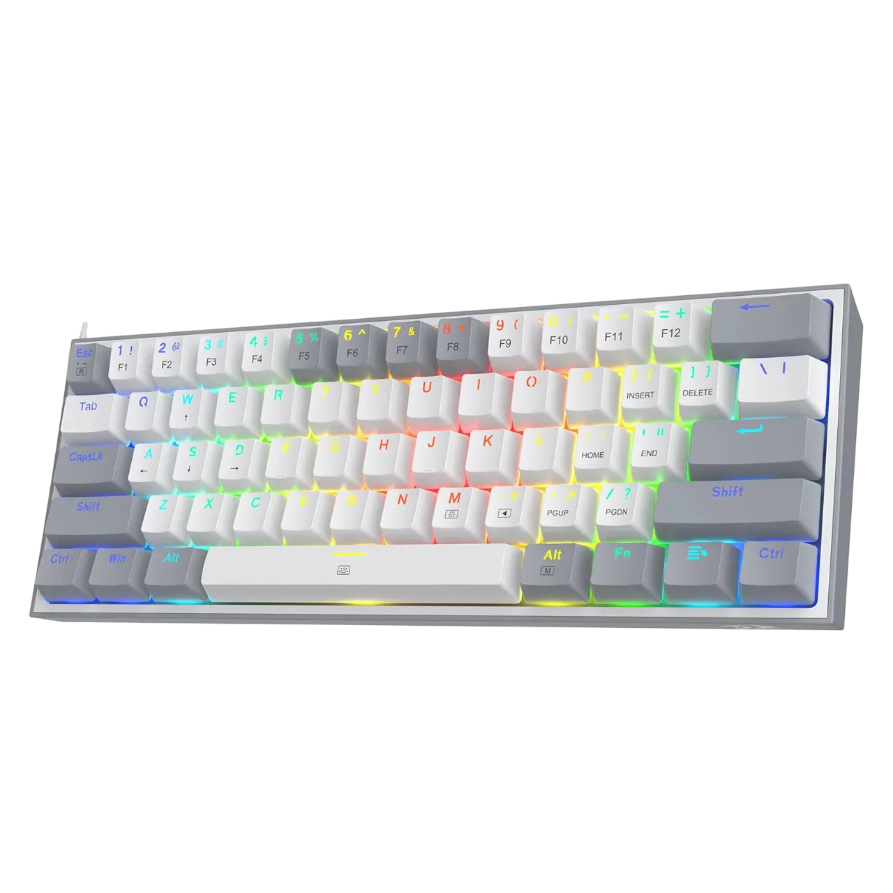 Keyboard Redragon Fizz K617 (White-Grey)