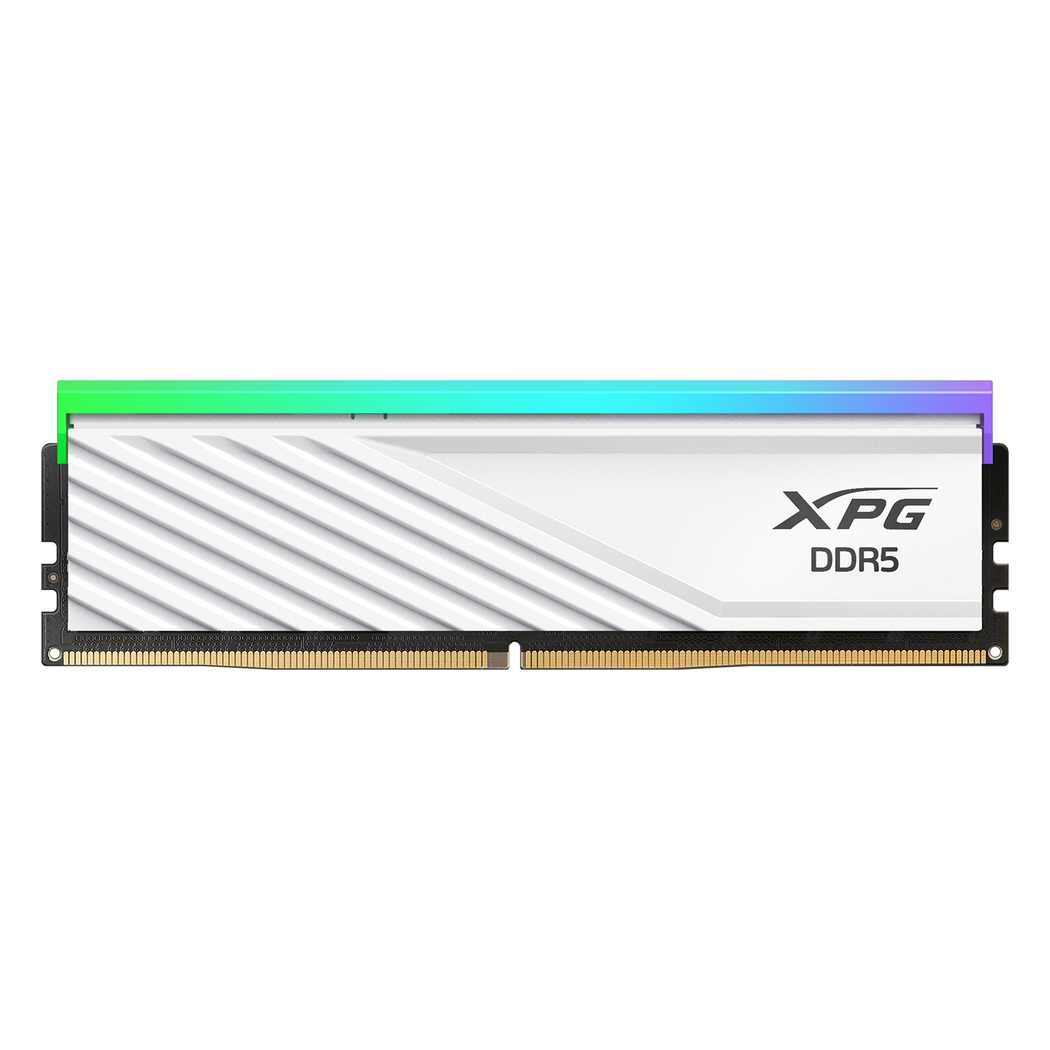 RAM XPG Lancer Blade RGB DDR5 6000MHz 16GB CL48 UDIMM 288-Pins Desktop SDRAM DDR5 Single Channel RAM — White