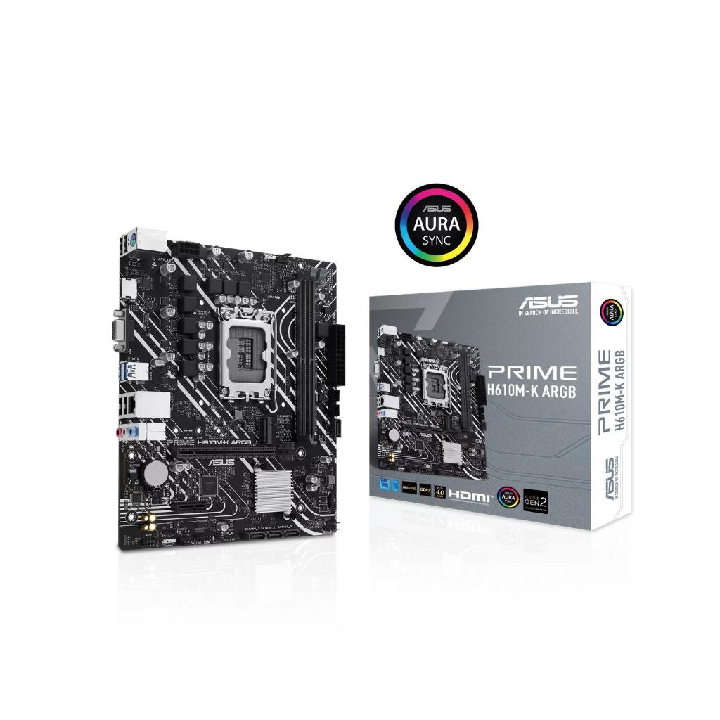 Motherboard ASUS PRIME H610M-K D5 ARGB Motherboard