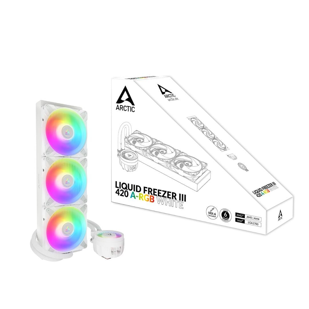 Cooler Arctic Liquid Freezer III 420 A-RGB - White