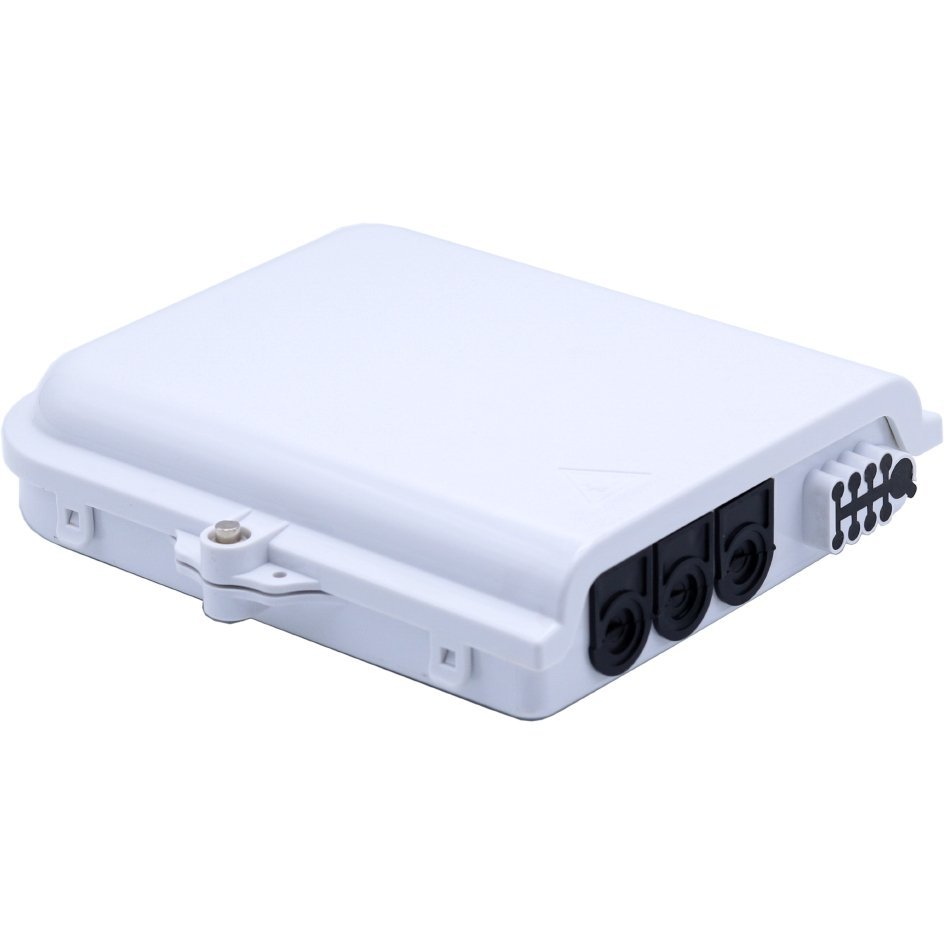 Cooler Atlantic 8-Core FTTH Distribution Box - Indoor/Outdoor, IP55, 240×200×50mm